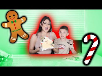 Making A GINGERBREAD HOUSE with Manny
