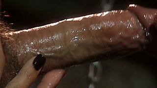 Adriana Sage  delivers a steamy blowjob to her slave’s cock in a BDSM affair