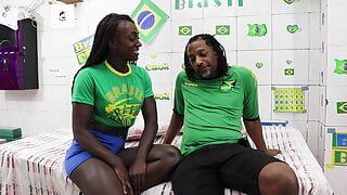 POV Cabare do Mundo Pounding Fit Negra Fernanda Chocolatte in a Whorehouse Brazil